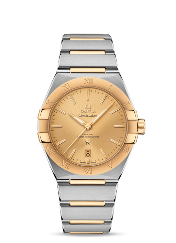 Omega Constellation Master Chronometer 39 Stainless Steel / Yellow Gold / Champagne / Bracelet